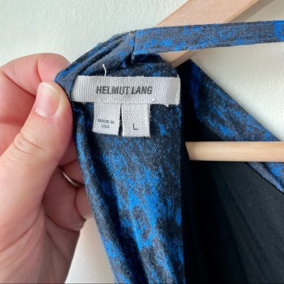 Helmut Lang Draped Open Back Jersey Gathered Waist Dress - Picture 8 of 10